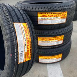 245/45r20 arroyo set of new tires set de llantas nuevas 