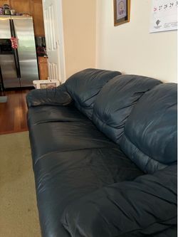 Leather couch