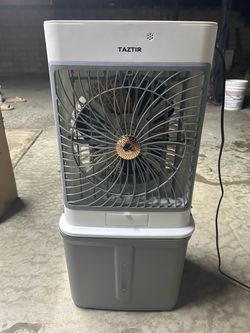 Swamp Cooler,Evaporative Air Cooler 2026 Upgraded Windowless Portable Air Conditioners with 10GAL Detachable Tank,120° Oscillation,Ultra Quiet,Timer,R