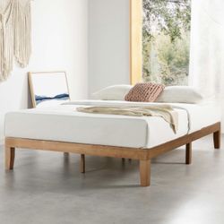 Wood Queen Platform Bed Frame