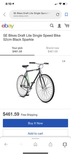 Se bikes draft single speed bike clearance