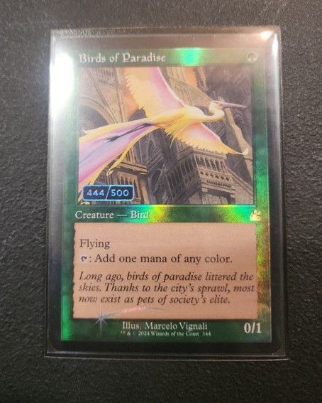 Birds Of Paradise serialized 444/500