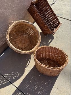 Good condition organizing baskets each $10