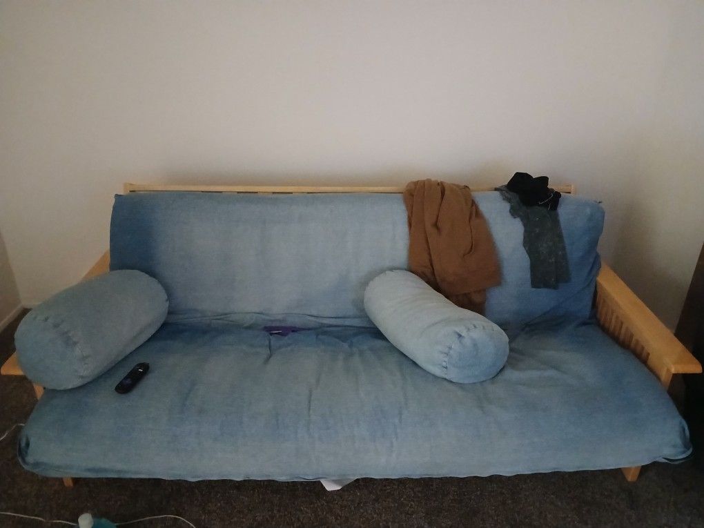 Nice Wood Frame Futon