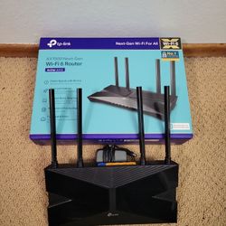 TP-Link Smart WiFi 6 Router (Archer AX10) – 4 Gigabit LAN Ports, Dual Band 802.11AX Router, Beamforming, OFDMA, MU-MIMO, Parental Controls, Dual-Core 