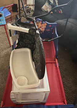 Toddler bed high chair tote