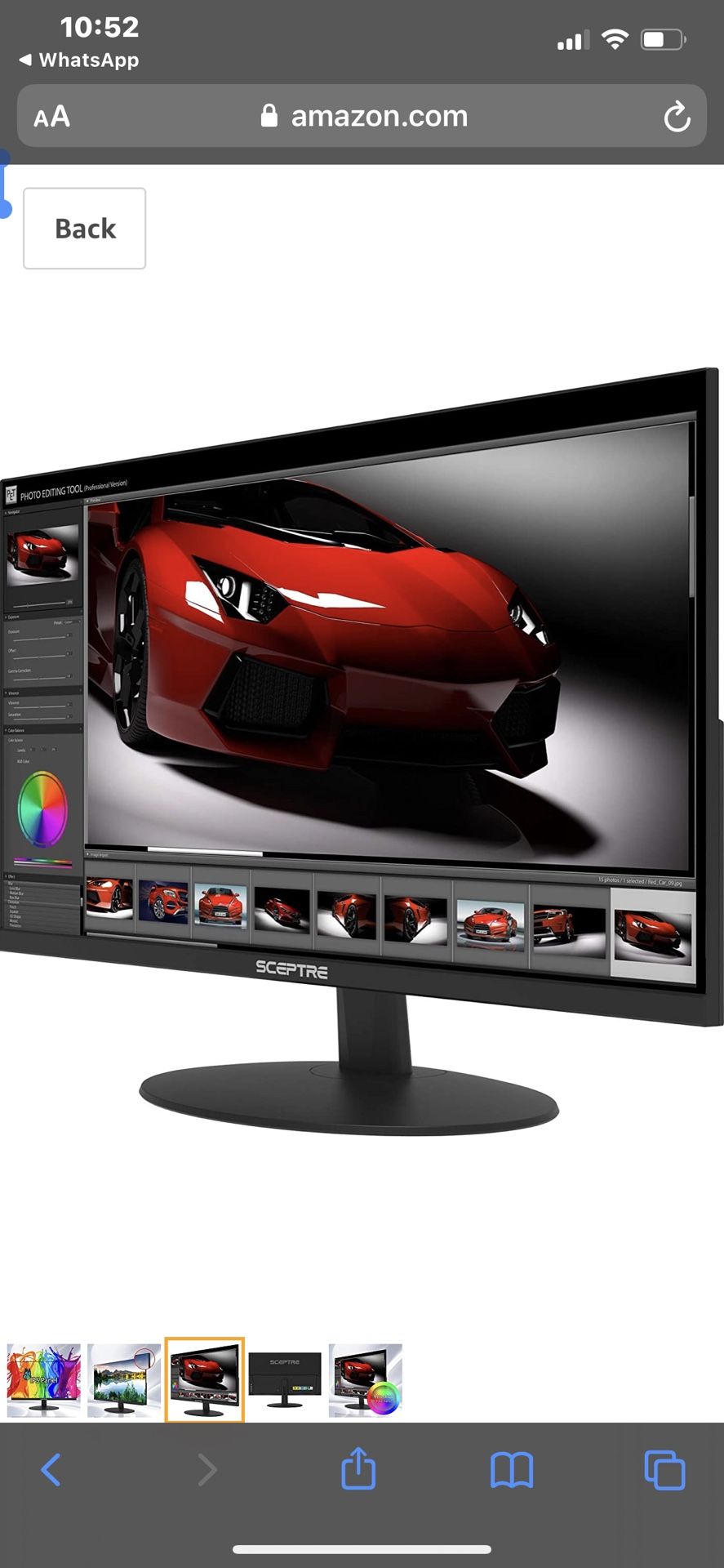 Sceptre IPS 24-Inch Business Computer Monitor 1080p 75Hz with HDMI VGA Build-in Speakers, E248W-FPT, Machine Black