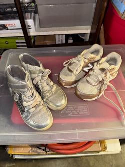 MK tennis shoes size 13 and new balance for girls size 1