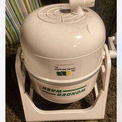 The Laundry Alternative Non-electric Mini Washing Machine Wonderwash White