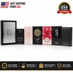 7 Pc Afnan Lattafa Armaf Perfume Bundle 3.4 oz Each New
