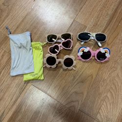 Bundle of 5 Infant Sunglasses + Carrying Pouches