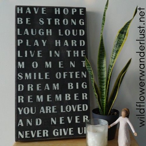 Home Decor Sign