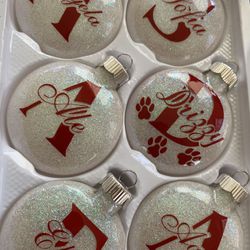 Personalized Christmas ornaments