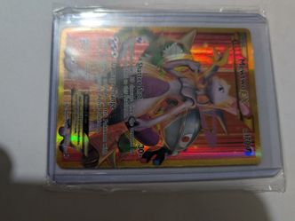 Mewtwo EX Holo 164/162 Secret Rare BREAKthrough Pokemon card MP
