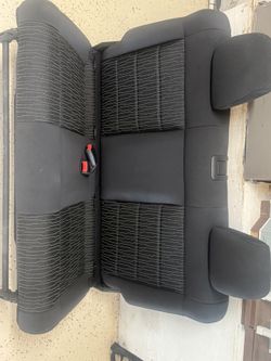 Jeep Wrangler Rear Back Seat Cloth Black