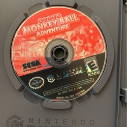 Nintendo GameCube Super Monkey Ball Adventure Game