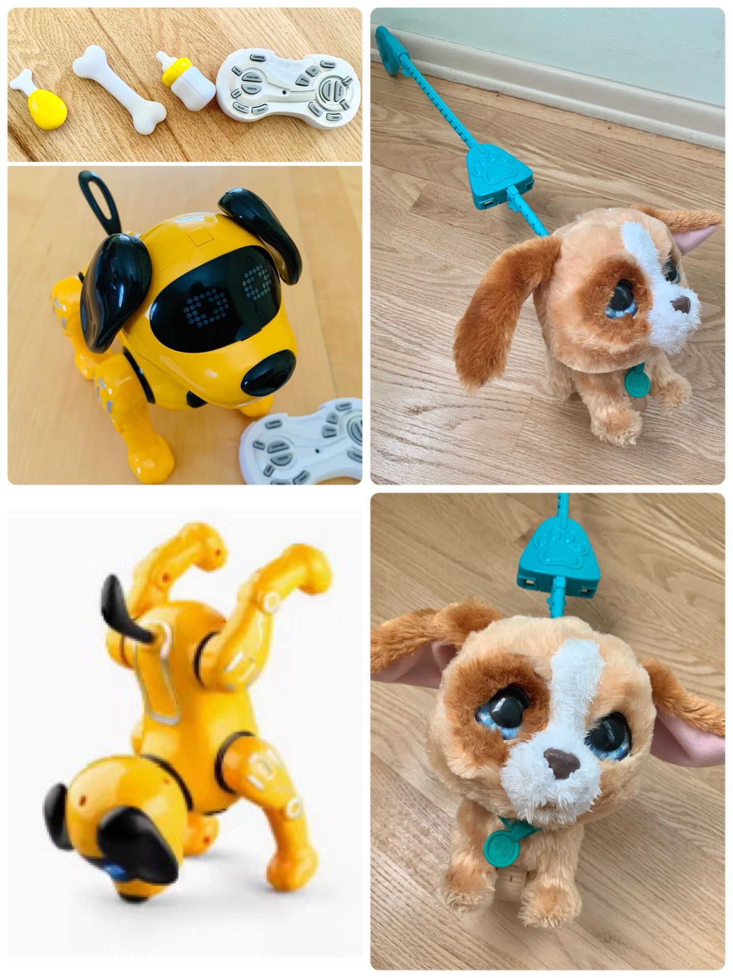Shippable Set Of Remote Control Dog & furReal Dog Puppy