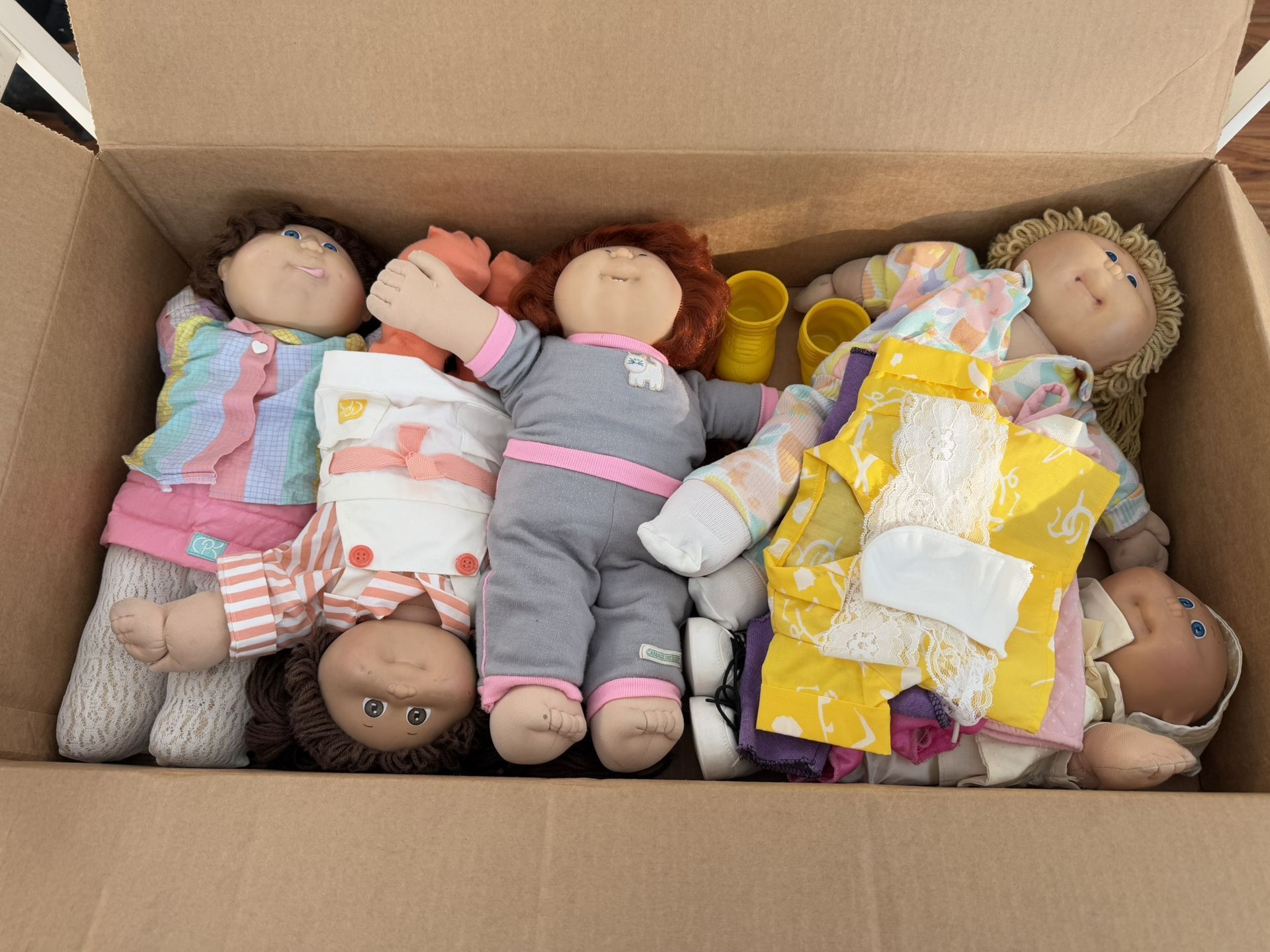 Vintage Cabbage Patch Dolls, Five