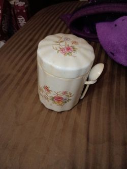 Floral Ceramic Canister
