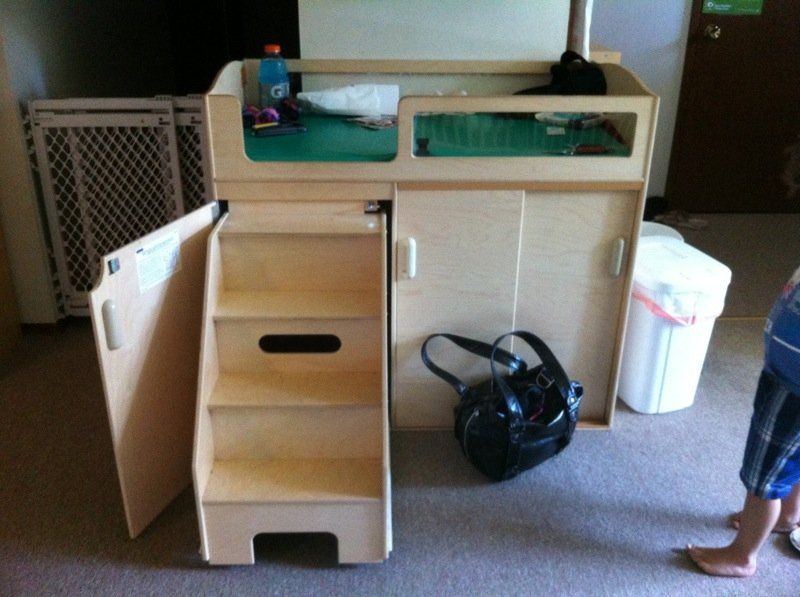 Lakeshore step on up changing table.