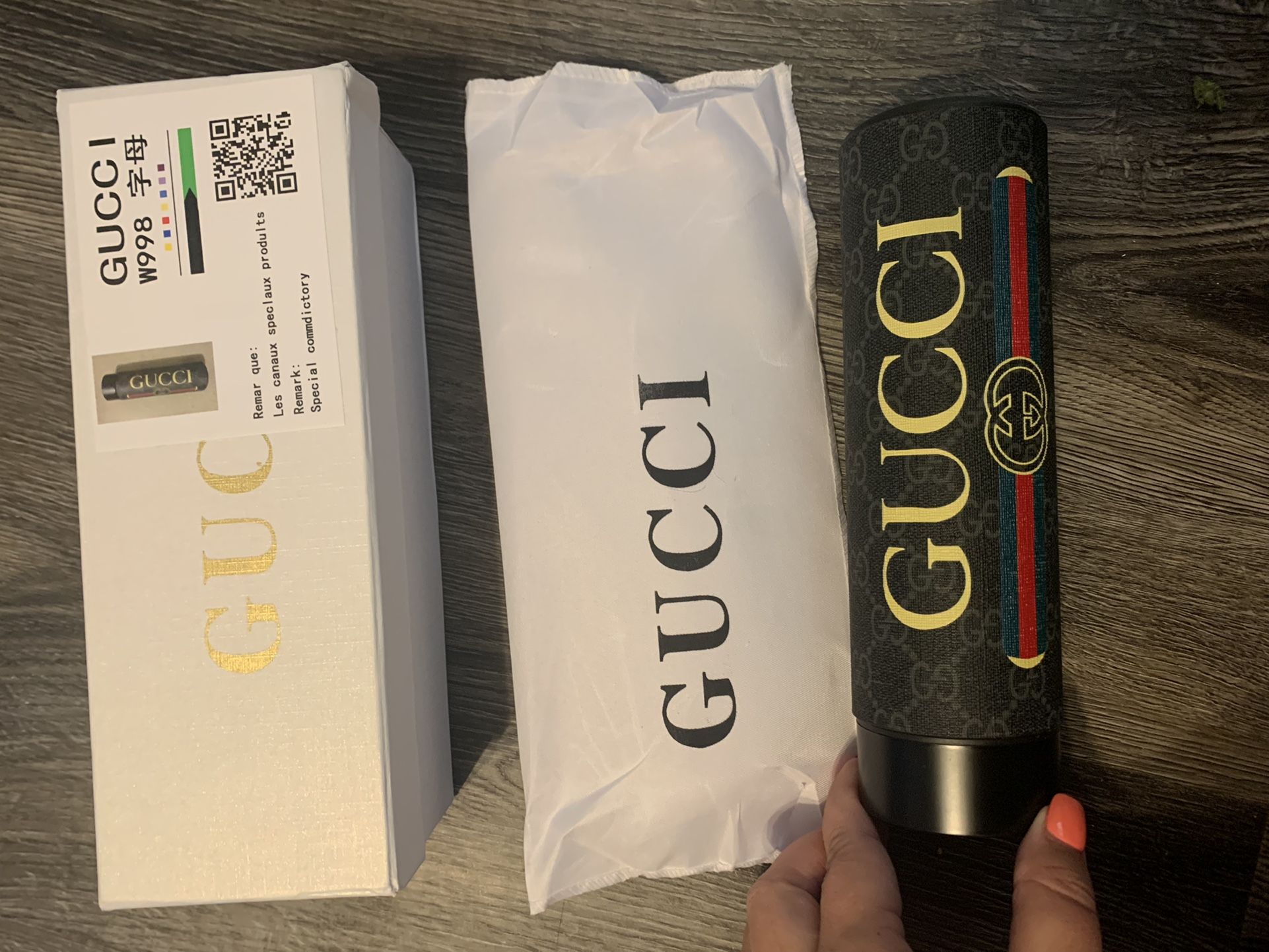 Gucci Digital Thermos Cup Water Bottle 17oz