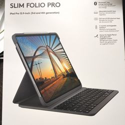 Logitech Slim Folio Pro Ipad Pro 12.9 Inch (3rd and 4th Generation)