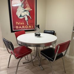 Retro Dining Table And Chairs