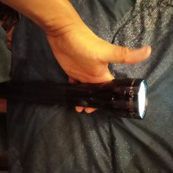 Long Security Flashlight Used 