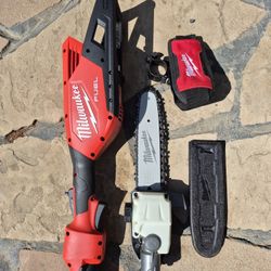Milwaukee M18 FUEL 10 in.  Telescoping Pole Saw, 13 ft. Length (Tool-Only)