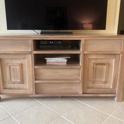 Wood TV Console 