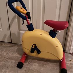 Kids exercise bike.  Fun for learning to work out!