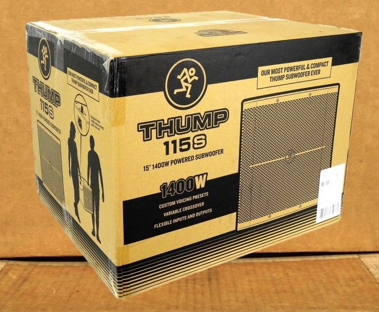 Mackie Thump Series 15 Inch Powered Subwoofer Compact Bass Cabinet 1400 Watts 115S 🚨 Payment Options Available 🚨 No Credit Needed 🚨