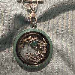 Teal Necklace Órgami Owl 