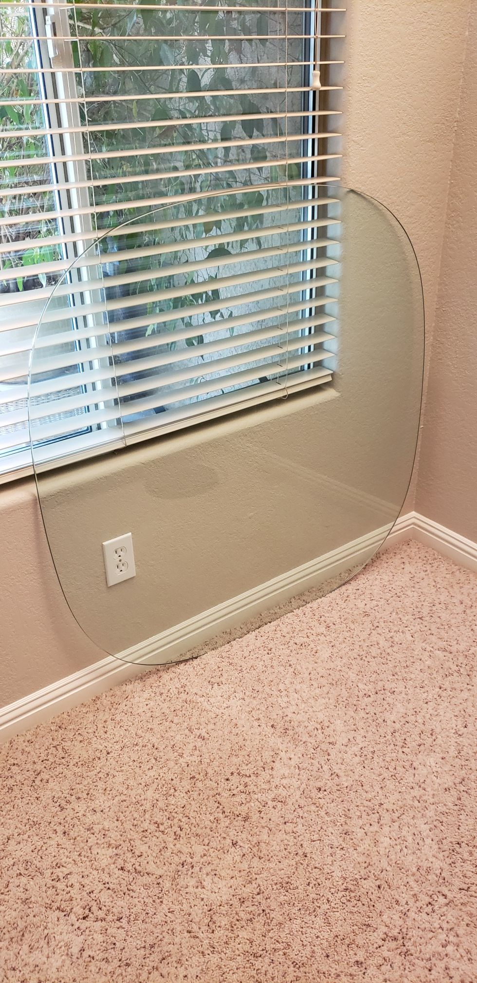 42" Square Glass Tabletop