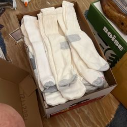 White Sports Socks (46 Pairs)