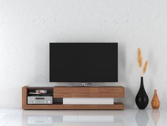 TV Unit in Walnut - Modern, Brand New