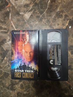 Star Trek First Contact VHS 1997 Jonathan Frakes Movie