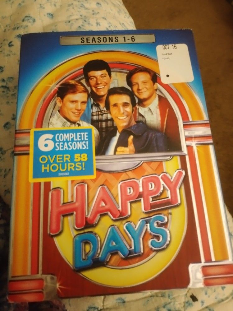 Entire Series Of Happy Days, Removed Plastic Wrap And Never Touched Them Again.