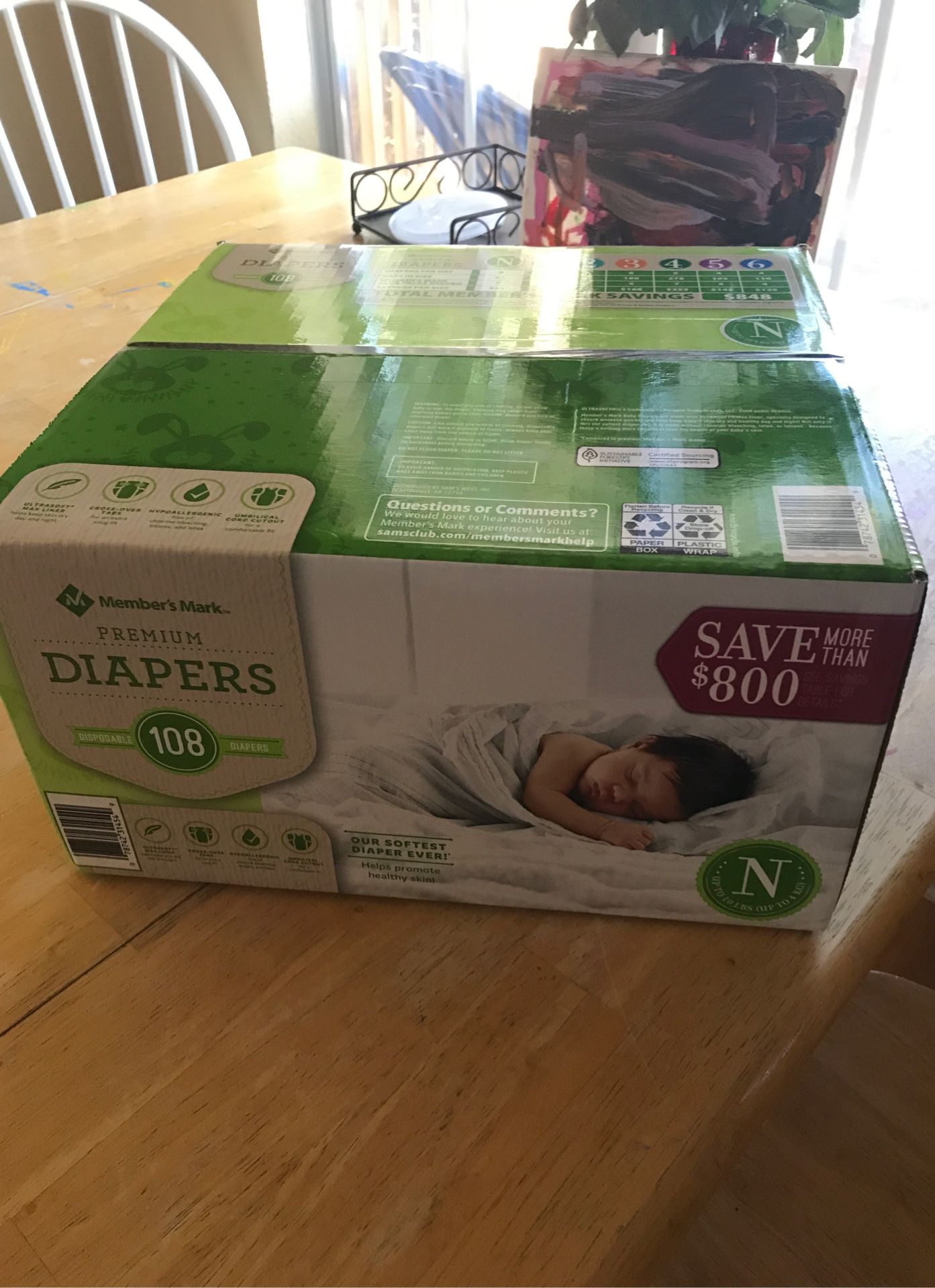 Newborn diapers