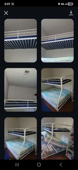 Bunk bed full size, twin .....