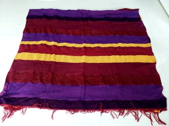 Moroccan Handwoven Blanket Throw Bed Cover in Assorted Colors