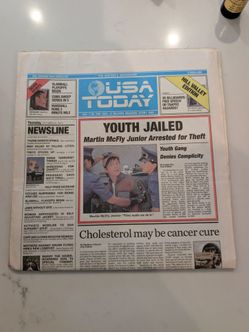 Back to the Future newspaper
