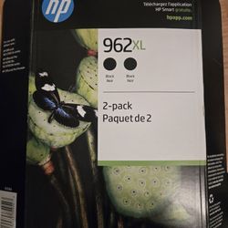 HP Ink Black XL # 962 - 2 Pack - New Unopened 