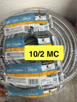 New MC metal clad cable 10/2