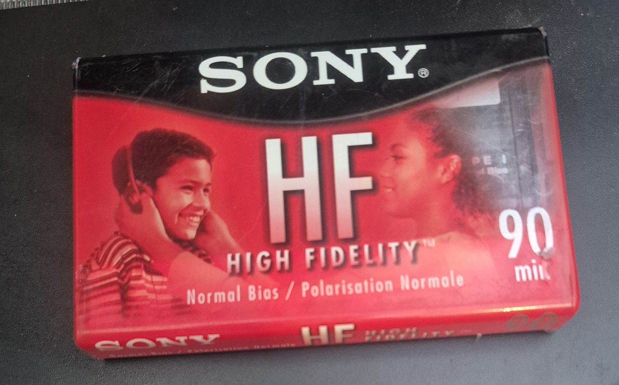 SONY HF HIGH FIDELITY Normal Bias 90 Min. AUDIO CASSETTE