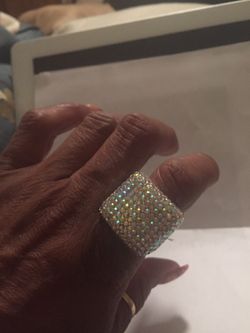 Bold Pave Crystal Ring