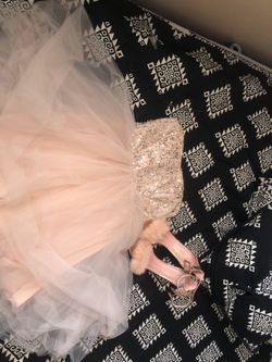 Rose gold dress