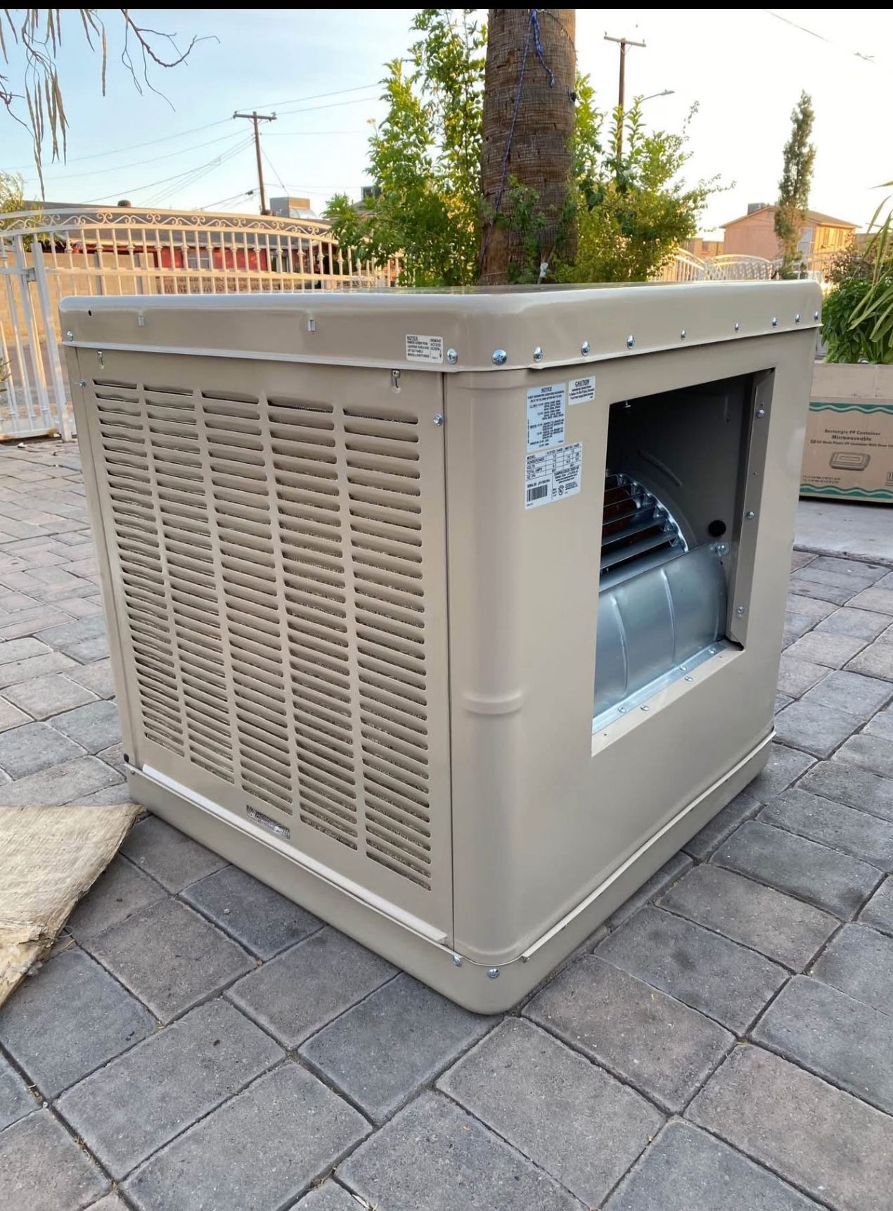 Champion Cooler 4600 CFM Side-Draft Wall/Roof Evaporative Cooler for 1700 sq. ft. (Motor Not Include