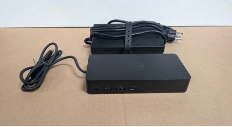 Dell D6000 Universal Docking Station USB 3.0 USB-C 4K W/ 130w Adapter