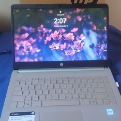 Green HP Laptop